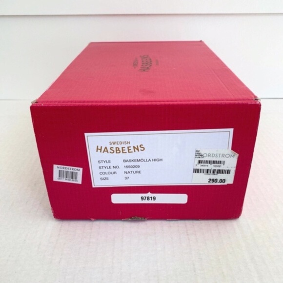 NEW Swedish Hasbeens Baskemolla High Sandal Nature 37 - Picture 13 of 14